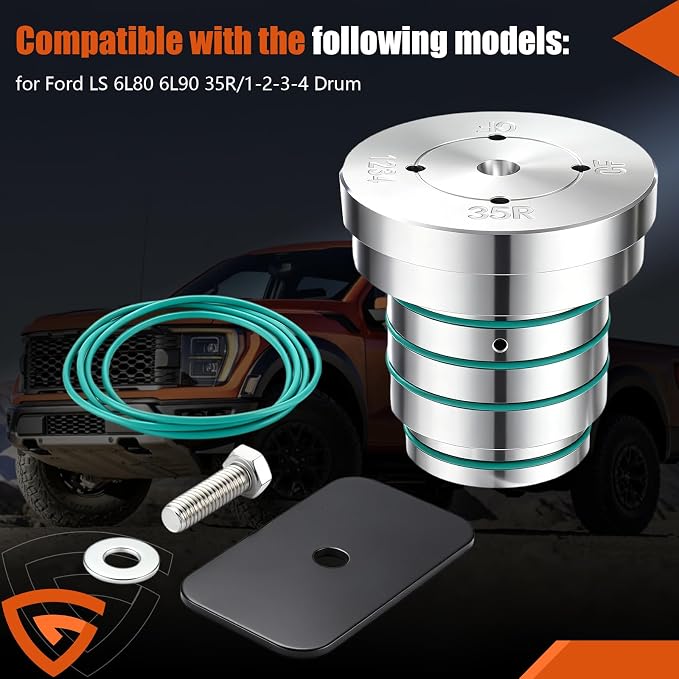 Reverse Drum Tester Tool for Ford 6L80 & 6L90 Transmission, 35R / 1-2-3-4 Drum Testing Tools Leak & Crack Inspection Tool