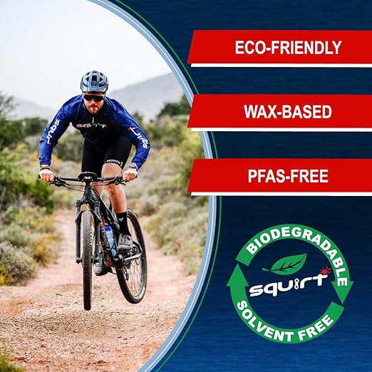 Squirt Chain Lube for Bikes 120 ml – Long-Lasting Lubricant for All Bike Chains – All-Weather Dry Bike Chain Lube to Reduce Noise & Chainsuck – Bicycle Tools & Maintenance Aid
