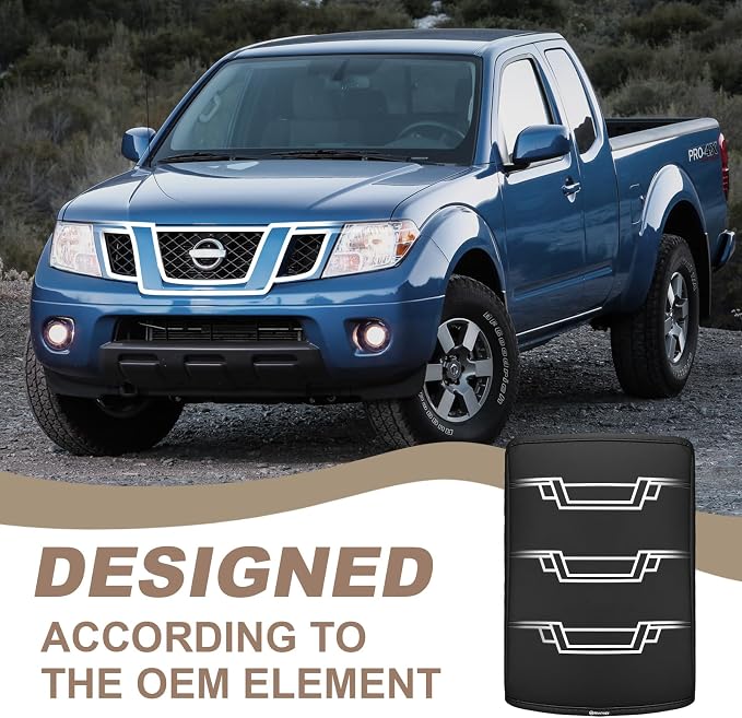 Muslogy Center Console Organizer & Armrest Cover Compatible with 2005-2021 Nissan Frontier Middle Console Divider Storage Box Armrest Pad Cushion Regular Thick