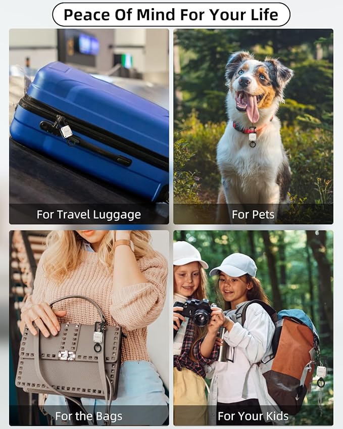 ExtreLife Keychain, Works with Apple Find My, Bottle Opener, Carabiner Car Key Chains with Gps Tracker