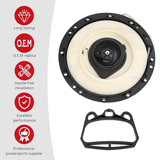 JAVIK Recoil Pull Starter & Starter Grip for Ski-Doo MXZ Renegade Summit GTX Grand Touring Legend 500 600 700 800 2001-2019 O.E.M# 420892614 512060136