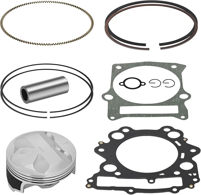JAVIK 3YF-11631-00-X0 Top End Rubuild Kit Oversized 102mm Forged Piston For Yamaha Grizzly Rhino Raptor 660 YFM660F/R YXR660 2001-2008