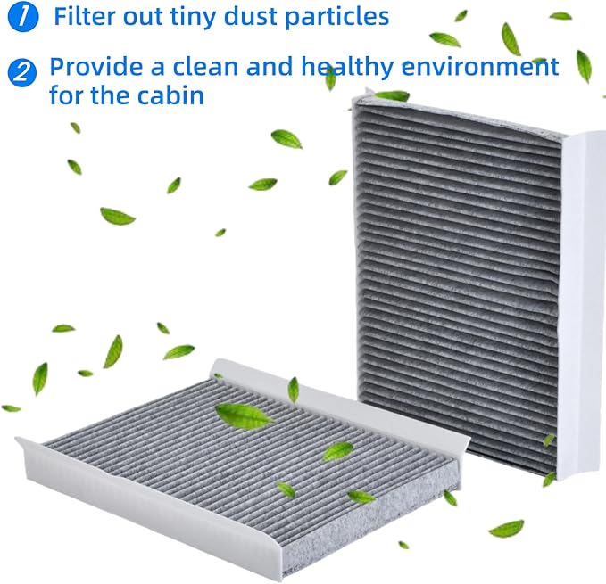 P606720 Engine air filter (Blue) with P606555 Air Filter Compatible with VNL VN VNM VNX VHD VAH Replaces 21715813 RS4642 P606720 LAF9201