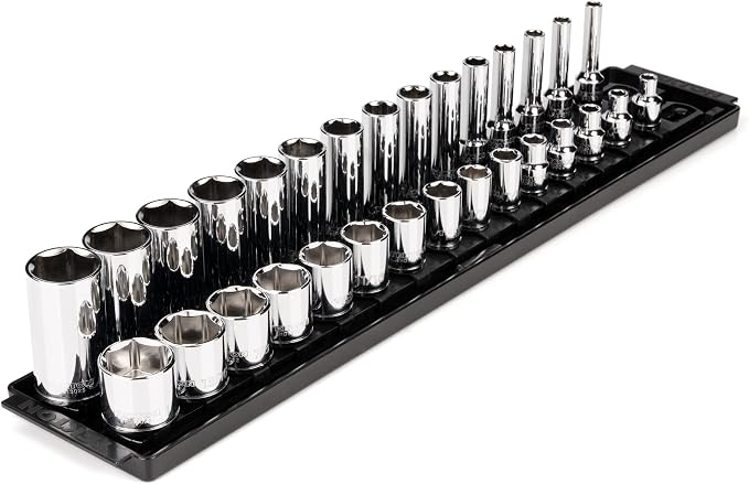 TEKTON 3/8 Inch Drive 6-Point Socket Set, 30-Piece | SHD91209