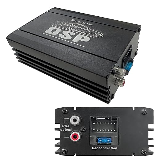 DSP-HEI 4-Channel Class D Digital Amplifier — Max 800 Watts, 2-Ohm Stable, Built-in Low-Pass Crossover, Stereo Support