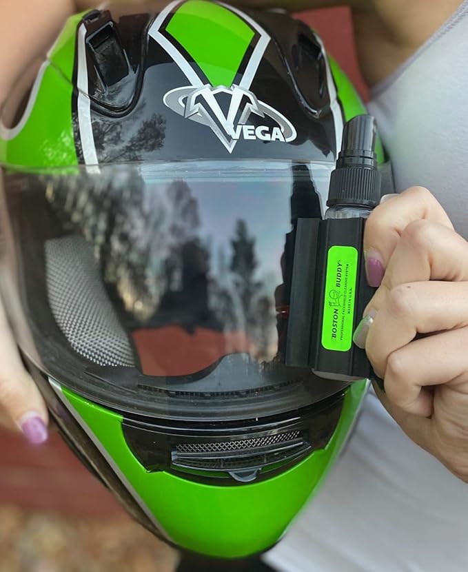 Professional Motorcycle Faceshield Cleaning System
