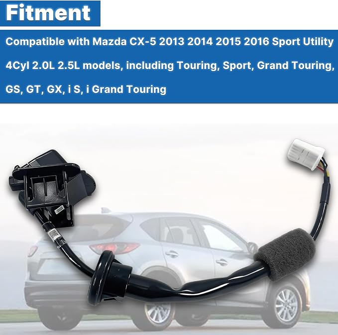 K015-67-RC0A Rear Camera Backup Monitor Compatible with 2013 2014 2015 2016 Mazda CX-5 Replace#K01567RC0A K01567RC0 K015-67-RC0 KD3367RC0B KD3367RC0C