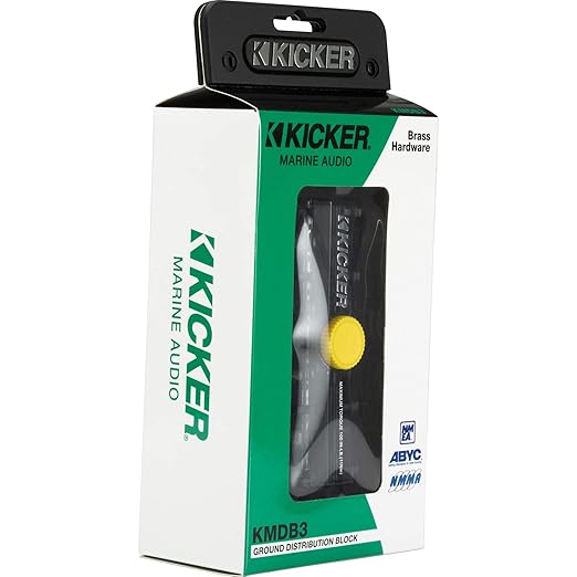 Kicker 47KMDB3 ABYC Compliant Ground Distribution Block