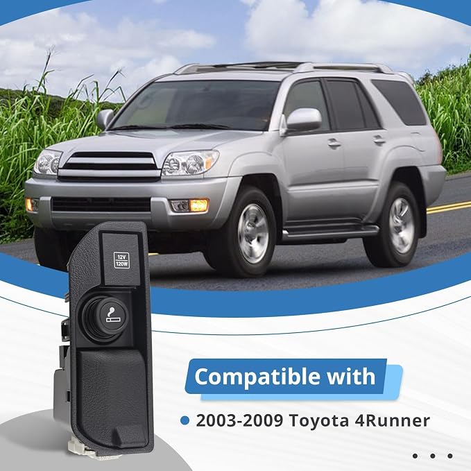 74110-35010-B0 Ashtray Lighter Kit Compatible with Toyota 4Runner 03-09,7411035010B0