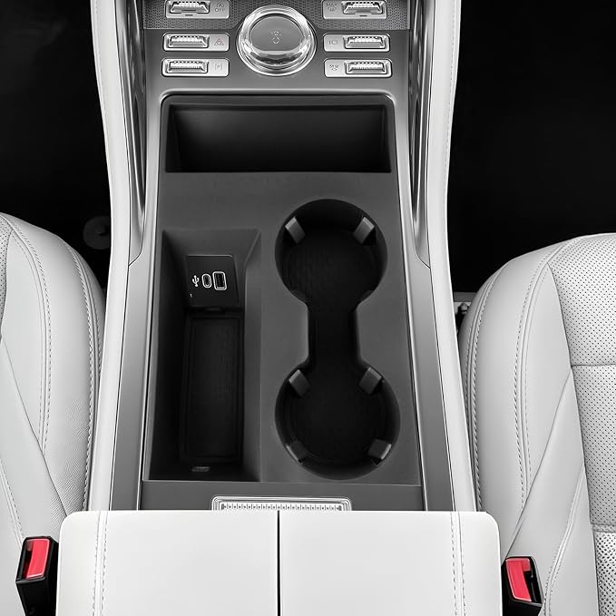 SKTU for 2024 2025 2026 Lincoln Nautilus Cup Holder for 2024-2026 Lincoln Nautilus (Premiere/Reserve/Black Label) Center Console Cup Holder 2024 2025 2026 Nautilus Accessories Non-Slip Cup Holder