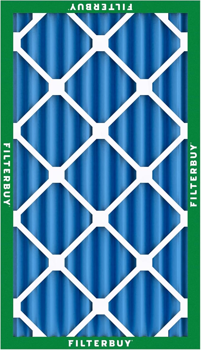 Filterbuy 20x30x4 Air Filter MERV 13 Optimal Smoke & Allergy Defense (12-Pack), Electrostatic Pleated HVAC AC Furnace Filters Replacement (Actual Size: 19.50 x 29.50 x 3.63)