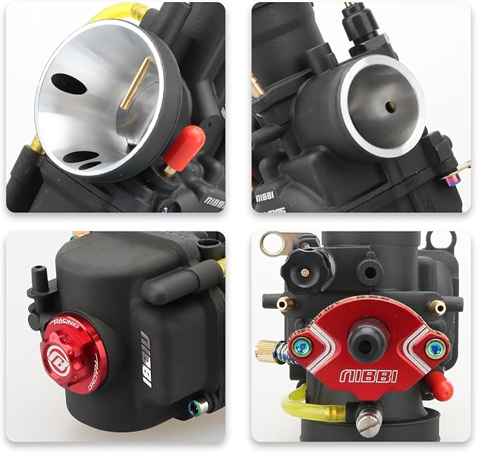 NIBBI Carburetor PWK 30mm Motorcycle, 250cc-300cc Power Carb With Carb Jets, Fit GY6 Engine Dirt Bike Mini Bike SSR TTR Apollo HAWK250 TaoTao ATV