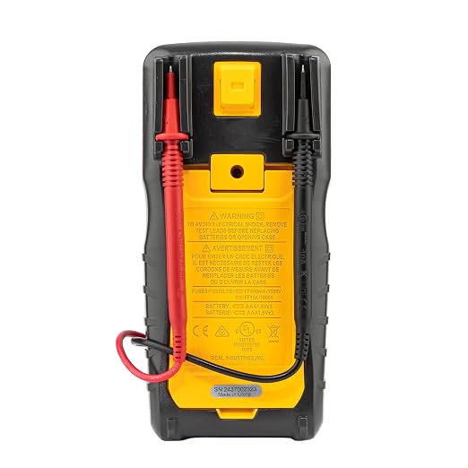 Ideal Electrical 61-347 AC/DC TRMS Multimeter, CAT III 1000V, CAT IV 600V