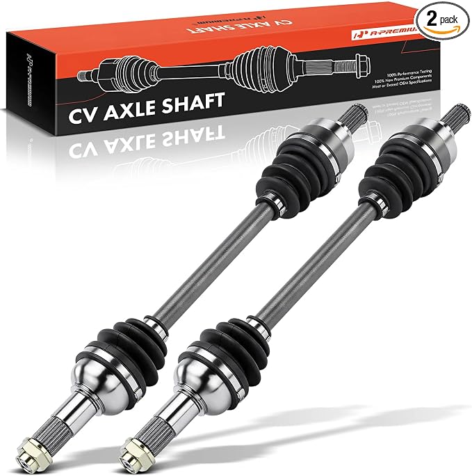 A-Premium Rear CV Axle Shaft Assembly for Yamaha Models | Compatible with Grizzly 700 2016-2022, Rear Left and Right, Set of 2 (1 Pair), Replace# 2UD-2531H-00-00, 2UD-2531H-01-00