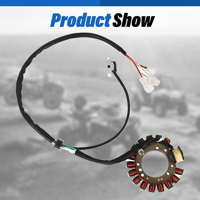 WFLNHB Ignition Coil Stator Wire Harness CDI Kit Replacement for Yamaha Warrior 350 YFM350X