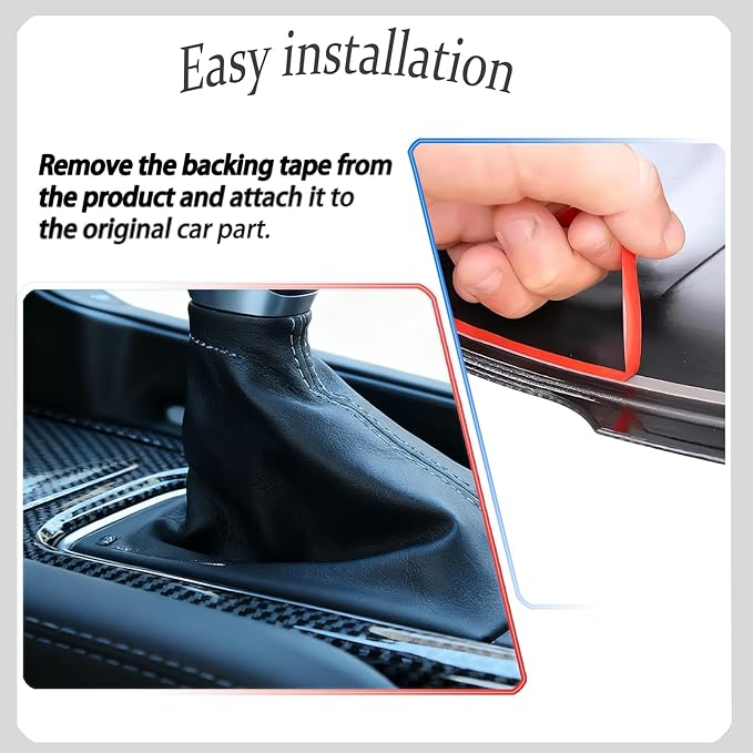 Center Console Frame Cover,for Kia Telluride 2020 2021 2022 2023 2024 2025 2026, Gear Shift Panel,Cup Holder Trim - Carbon Fiber Protective Accessories