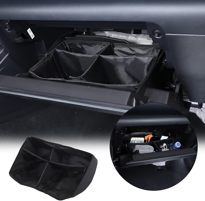 Car Glove Box Organizer Dividers Compatible with Subaru BRZ/Toyot@ GT86 2022-2025 Center Console Glove Box Divider Insert Storage Bag Glove Box，Compartment Storage Bag Organizer Accessories