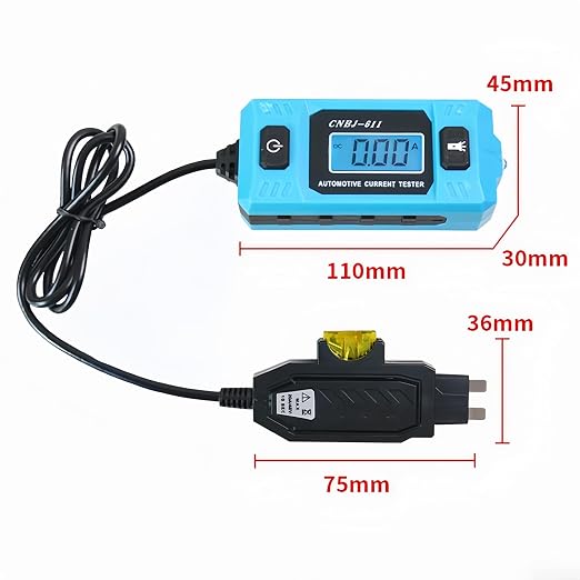 Automotive Circuit Fault Probe Tester, CNBJ-611 Car Circuit Tester, Automotive Fuse Tester Max 48V, Circuit Fault Test Tool, Blade Fuse with Gloves 2026 New (1 Set)