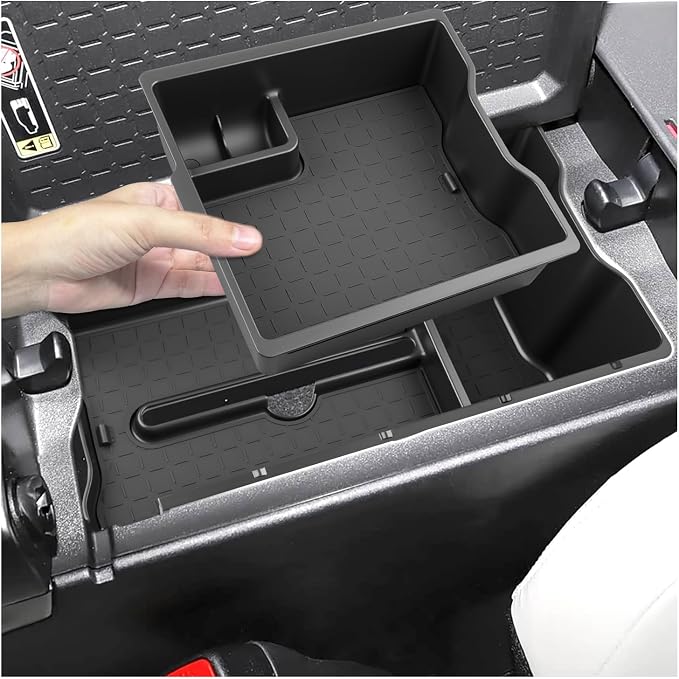 SXCY [Double Layer for 2026 Toyota RAV4 Center Console Organizer for 2026 Toyota RAV4 Accessories for 2026 Toyota RAV4 Console Organizer Armrest Console Tray | 2026 Toyota RAV4 Center Console Organizer[Double Layer]