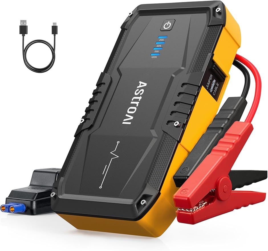 AstroAI S8 Car Battery Jump Starter with Car Battery Tester