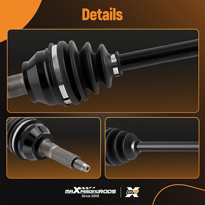 maXpeedingrods Rear CV Axle Shaft for Polaris Ranger 570 2015, for Ranger Crew 1000 2015-2017, for Ranger Crew 570 2015, for Ranger Crew 900 2014-2016 1332947 1332654 1332861