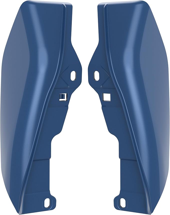 Color - Matched Mid Frame Air Deflectors Heat Shield, Perfectly Fit for Harley Touring Models 2009-2026 Legend Blue