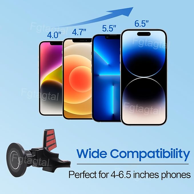 Car Phone Mount Compatible with Toyota Supra GR A90 A91 MK5 2018-2026, Center Console Air Outlet Cell Phone Holder, Handsfree Air Vent Phone Stand, Style A