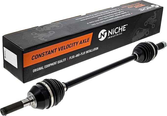 NICHE Front Left CV Axle Half Drive Shaft for Can-Am 705401686 705402097 | For Can-Am, Fits 2017-2021 Maverick X3 Turbo, 2018-2021 Maverick X3 R Turbo, 2018 Maverick X3 900 HO, Replaces 705401686
