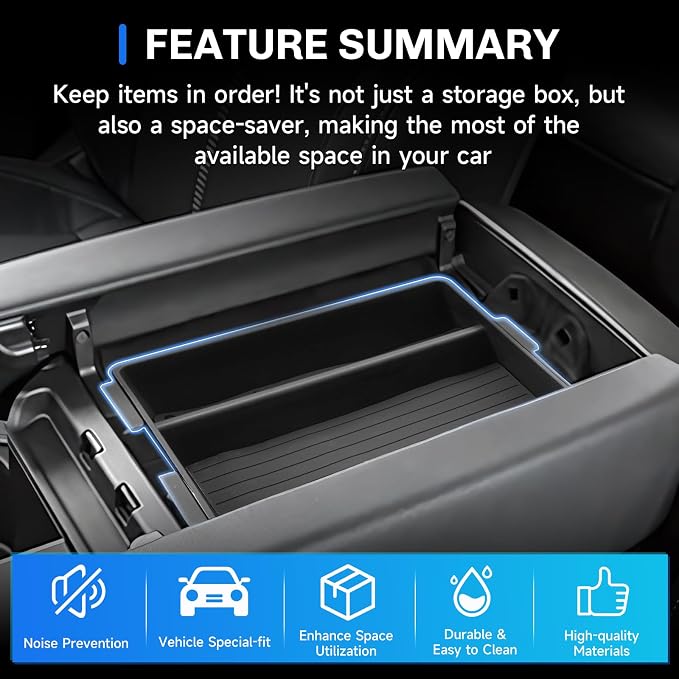 SXCY 2-Layer for 2026 Lexus TX Center Console Organizer Tray for 2024 2025 2026 Lexus TX Accessories Center Console Tray 2026 Lexus TX Armrest Console Organizer Tray