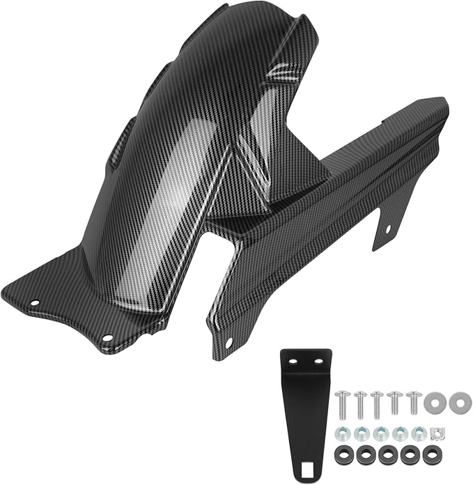 Motorcycle Mudguard Extender Extension Replacement for Suzuki V-Strom DL1000 Vstrom DL1000 2014-2026 V-Strom DL1000XT DL 1000XT 2017-2026 Rear Mudguards Splash Guard (Type B)