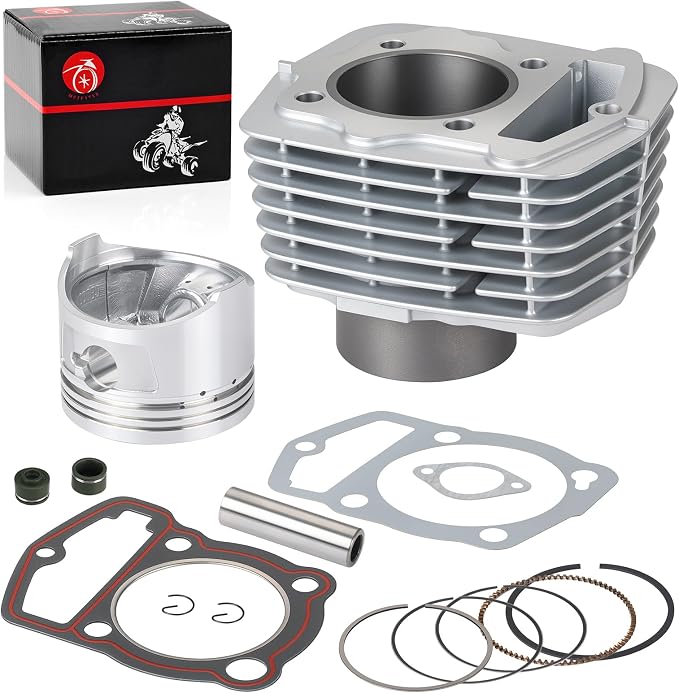 63mm STD Top End Rebuild Kit Cylinder Pistion Gasket for Honda XR200 XR200R XL200R 1986-1987