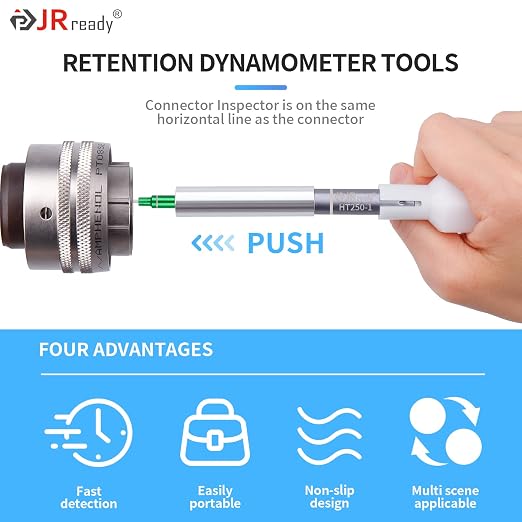 JRready 3-in-1 Contact Tester Automotive Tools,Detachable Electric Shock Tension Test Kit for Electronic Connectors ST5242-HT250 Contact Retention Test Kit