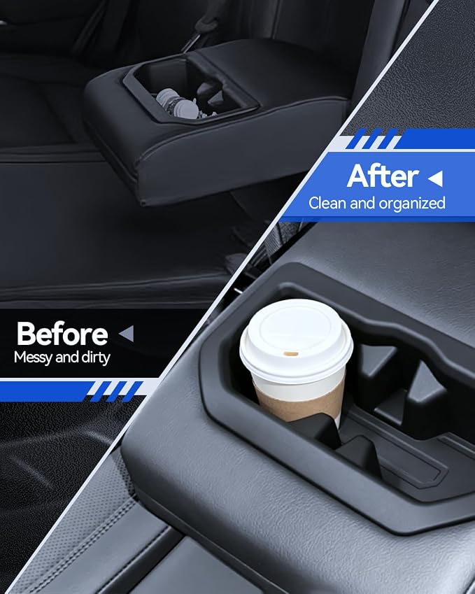 for Tundra 3 Pcs Cup Holder 2022-2026 Tundra(SR/SR5/Limited/TRD Pro) Accessories Control Cupholder Insert Durable