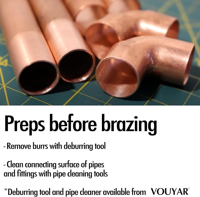 40 Sticks Copper Brazing Rods BCuP-2 (5/64" x 9.8") 2mm Phosphorus Round Self Fluxing Welding Brass Brazing Rod Sticks TIG Arc Pipes for Air Conditioner Refrigerators Pipe Gas