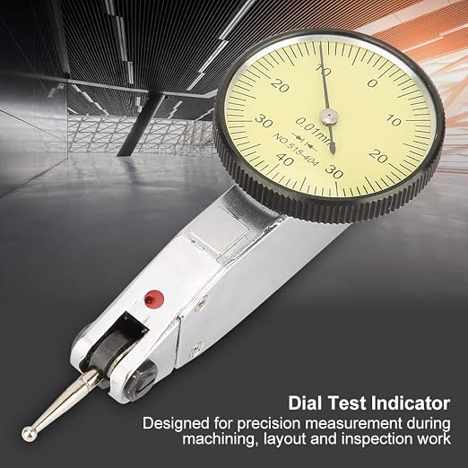 CNC Dial Test Indicator .0001 Test Indicator 1 4 Collet Aluminum 0 0.8Mm 0.01Mm Metric Dovetail Rails Dial Test Indicator Dial