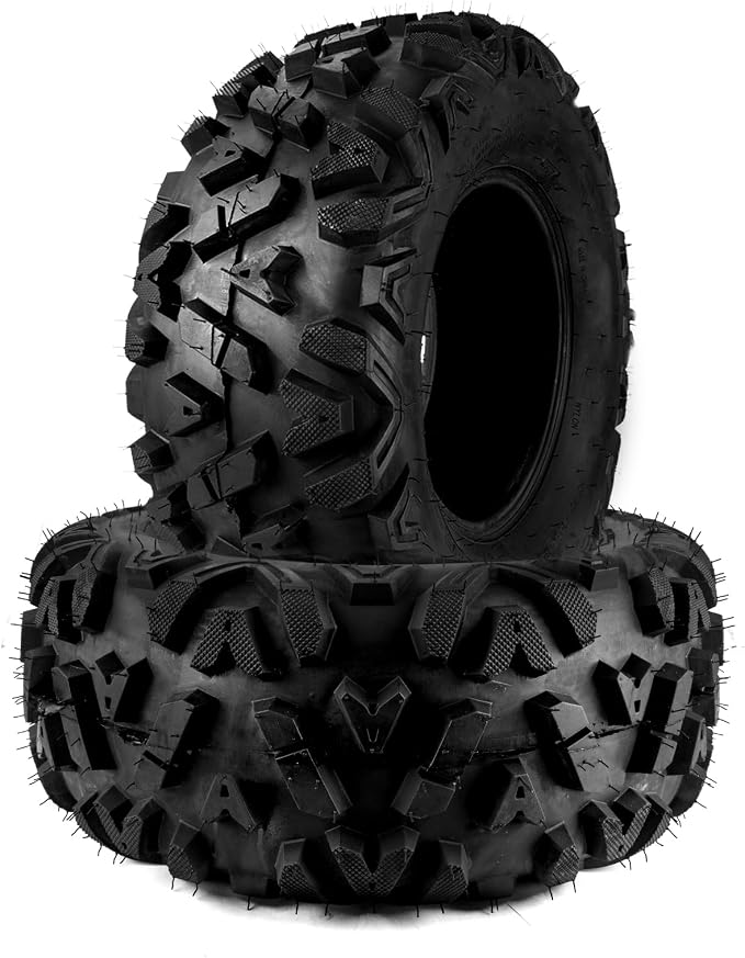 2 Pack 26x9-12 ATV UTV Tire, Torchbeam 26x9-12 All Terrain Tires 6 PR, Z-199