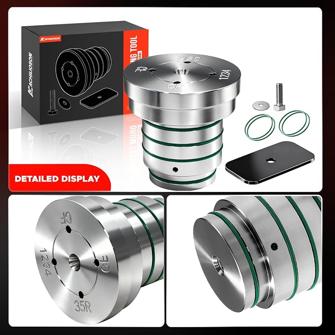 Reverse Drum Tester for Ford 6L80 6L90 Transmissions - 35R/1-2-3-4 Drum Testing Tool to Check for Leaks and Cracks Diagnostic Tool for Reverse Drum Assembly