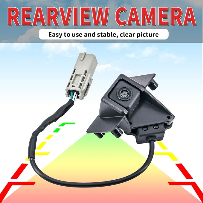 Rear View Backup Camera Compatible with 2009-2014 Cadillac Escalade ESV Chevrolet Tahoe Suburban 1500 2500 GMC Yukon XL 1500 2500 Parking Assist Back Up Camera Replaces 22790290 22913932