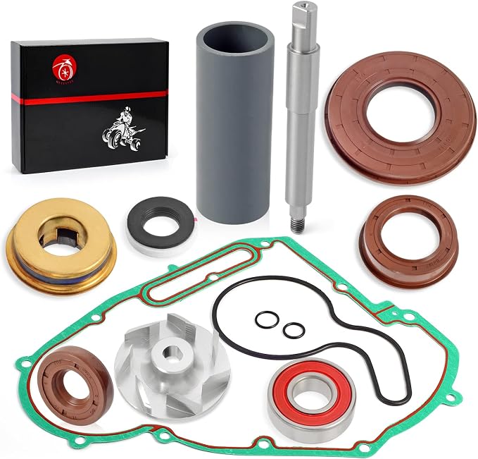 Water Pump Seal Rebuild Kit Impeller + Driver + Shaft + Oil Seal + COVER GASKET For Polaris RZR 800 Ranger 700 800 Sportsman 700 800 2002-2014