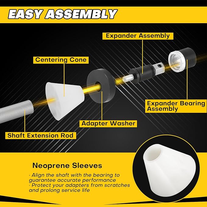 Cam Bearing Removal and Installation Tool Set | Camshaft Bearing Tool Installation Removal Ranging from 1.125" to 2.690" for Most Domestic and Imported Vehicle Trucks