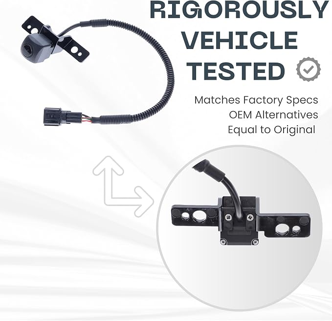 Backup Camera Replaces for 2014-2015 Hyundai Tucson w/Navigation System OE Part # 95790-2S501, 95790-2S500