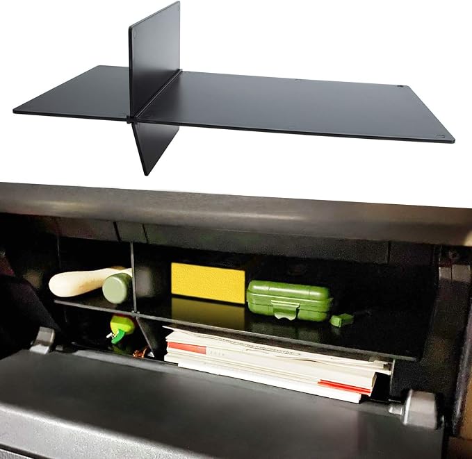 JDMCAR Compatible with Center Console Organizer (Red Trim), Divider and Glove Box Organizer Toyota 4Runner 2010-2023