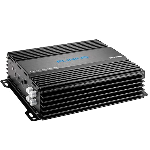 Audio Systems 1 Channel Car Amplifier - 600 Watts, Monoblock Class D Amp, 1-4 Ohm Stable, Mosfet Power Supply
