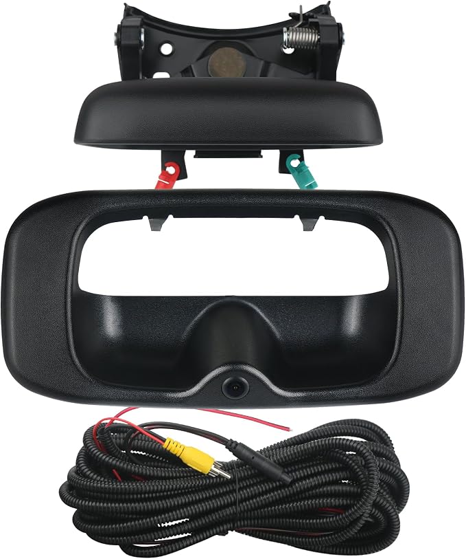 Backup Camera Tailgate Handle Rear View Camera Liftgate Latch Handle Compatible with 1999-2007 Chevrolet Chevy Silverado,GMC Sierra 1500 2500 3500 HD