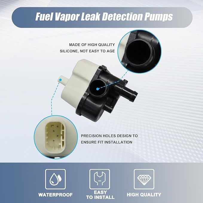 Priprilod Fuel Vapor Leak Detection Pump EVAP DMTL Compatible with Land Rover Range Rover Sport LR2 LR3 LR4 Evoque Velar Fit for Jaguar XE XJ F-Type Fit for Volvo S40 S80 XC70 0261222022 30760863