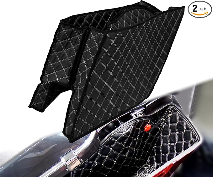 Saddlebag Liners Carpet Insert for 5 inch Stretched Hard Saddlebags Fit for Harley Touring Road King Road Glide Street Glide Electra Glide