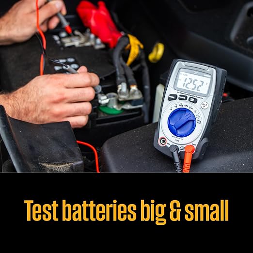 Westinghouse 600V True RMS Auto-Ranging Multimeter with Backlight and MAX/MIN; Measures Voltage Current Resistance Capacitance Frequency Temperature; 2-Year Warranty; Professional & DIY Use