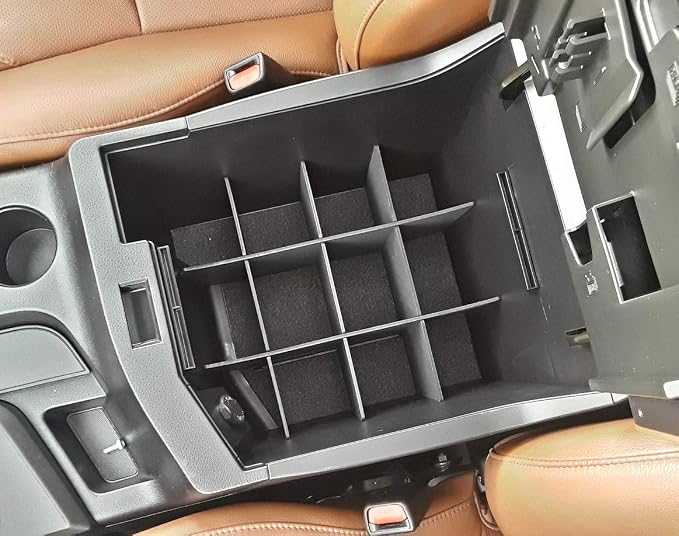 Vehicle OCD - Center Console Divider and Tray Organizer for Toyota Tundra (2007-2013) / Sequoia (2008-22) - Made in USA