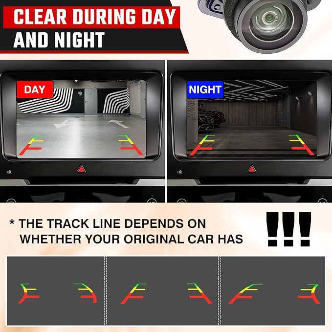 Backup Camera Rear View Camera,Fit for Ram ProMaster 1500 2500 3500 2014-2020 Parking Park Assist Camera Replaces #6MJ97ZZZAA