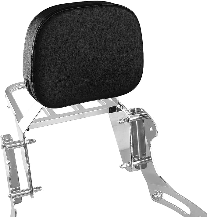 Sissy Bar & Luggage Rack for Kawasaki Vulcan 900 Chrome | VN900 Classic Custom 1996-2023 Motorcycle Passenger Backrest